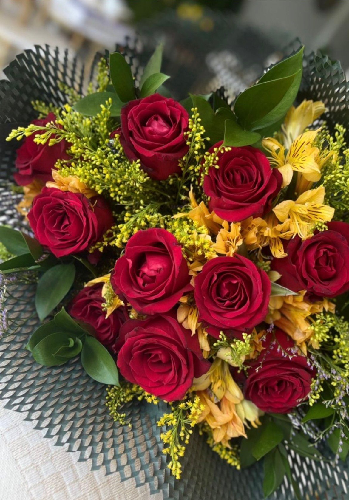 Foto do produto Buquê 10 rosas