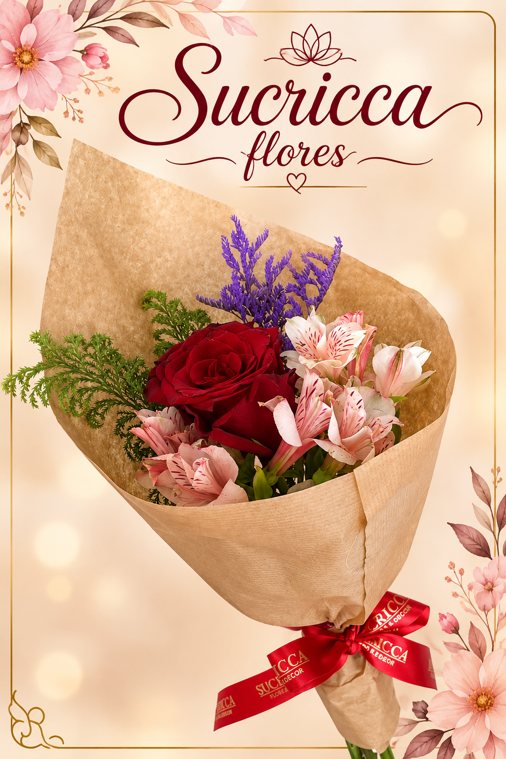 Foto do produto Ramalhete uma rosa