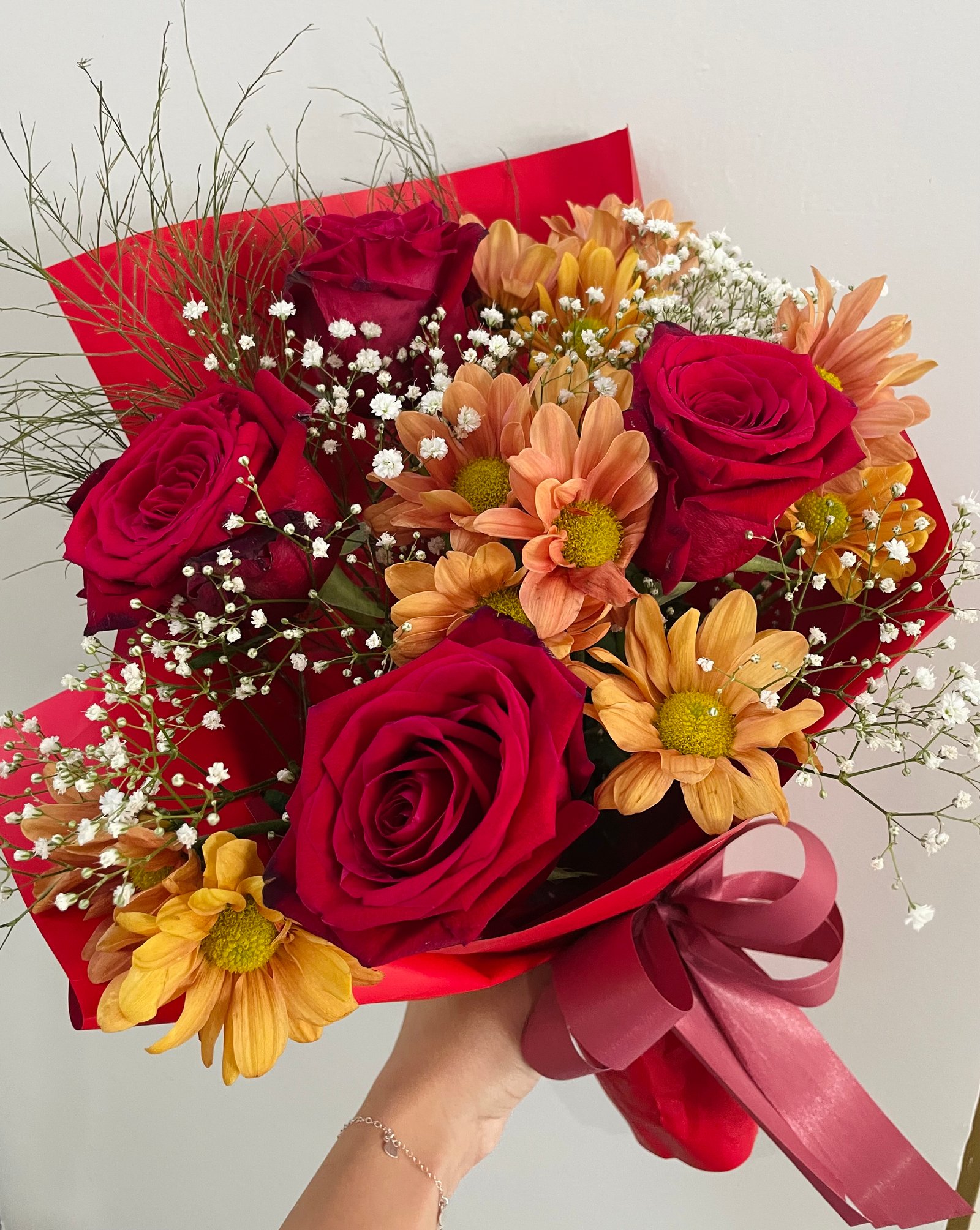 Foto do produto Buquê 4 rosas